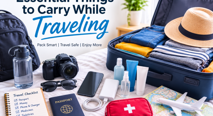 Essential Things to Carry While Traveling