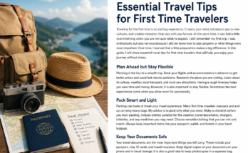 Essential Travel Tips for First Time Travelers