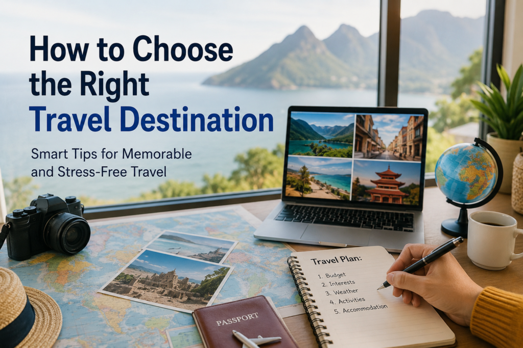 How to Choose the Right Travel Destination
