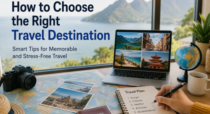 How to Choose the Right Travel Destination