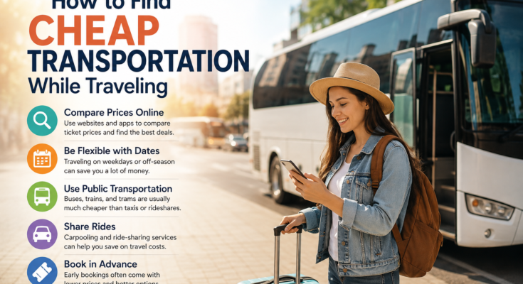 How to Find Cheap Transportation While Traveling