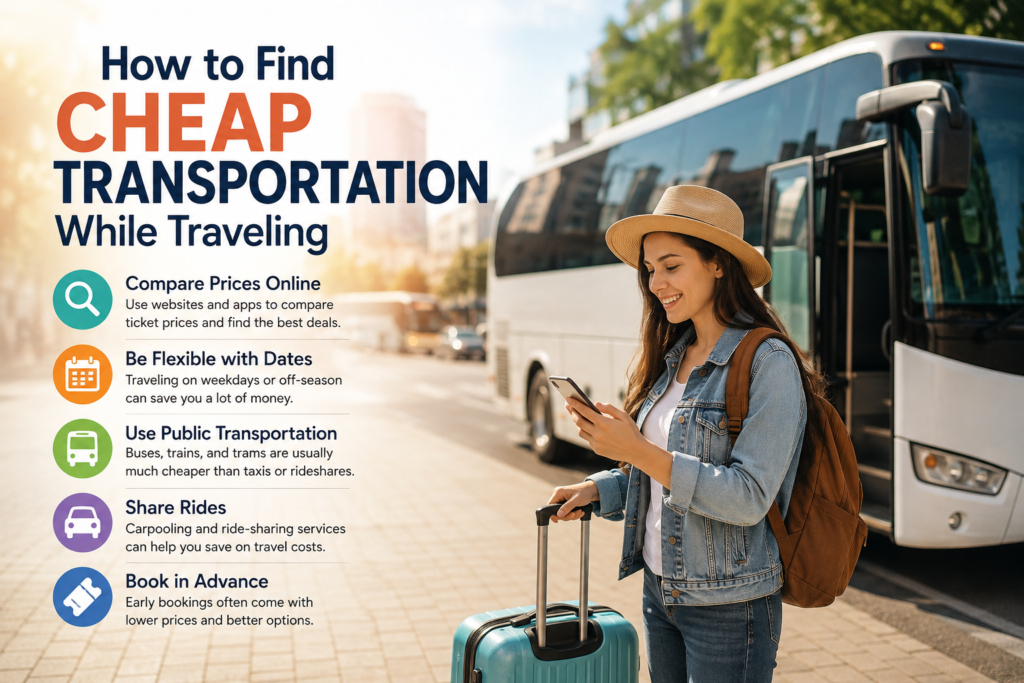 How to Find Cheap Transportation While Traveling