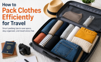 How to Pack Clothes Efficiently for Travel