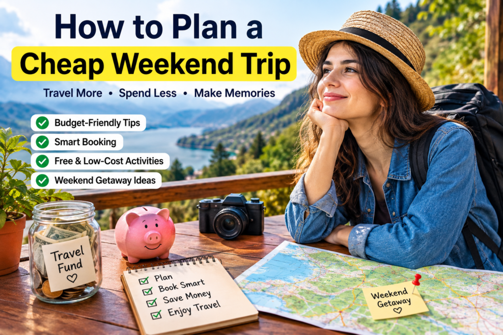 How to Plan a Cheap Weekend Trip
