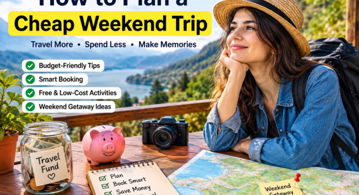 How to Plan a Cheap Weekend Trip