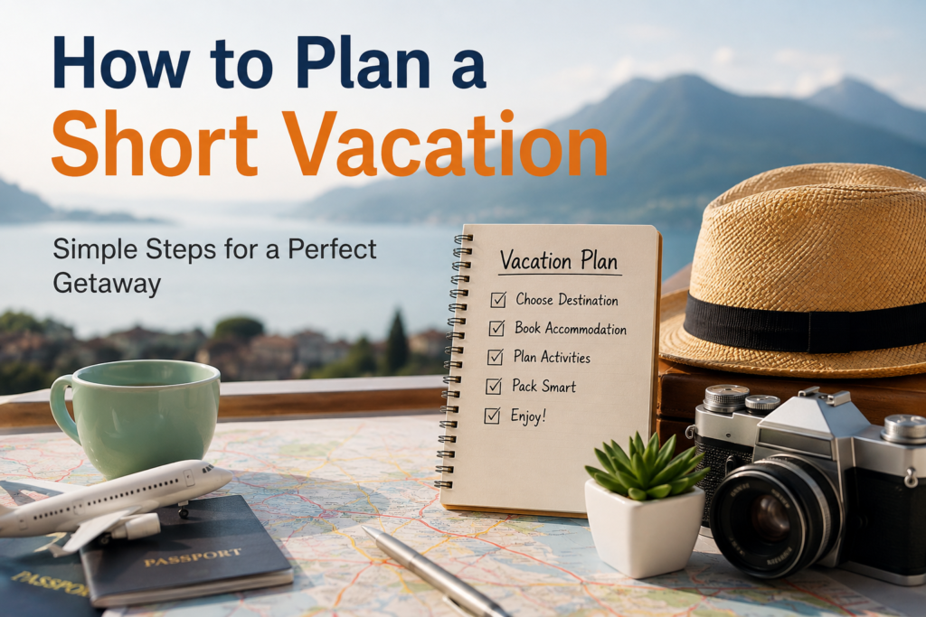 How to Plan a Short Vacation