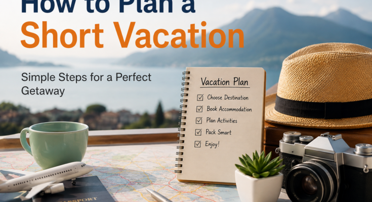 How to Plan a Short Vacation