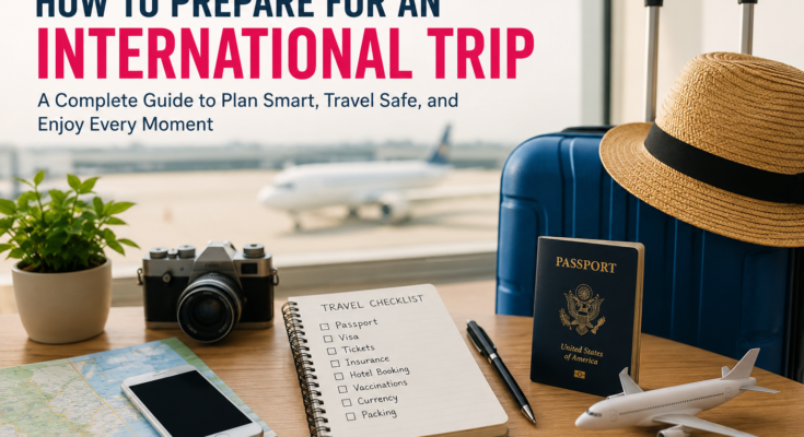 How to Prepare for an International Trip