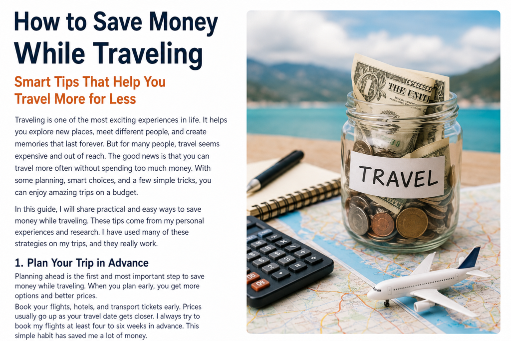 How to Save Money While Traveling