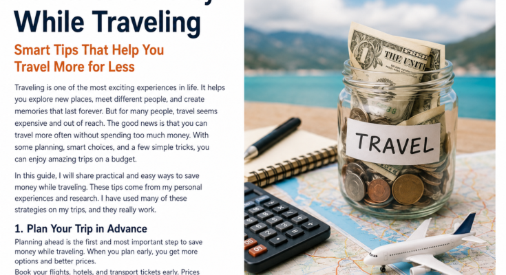 How to Save Money While Traveling