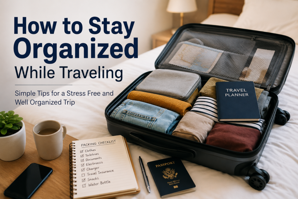 How to Stay Organized While Traveling