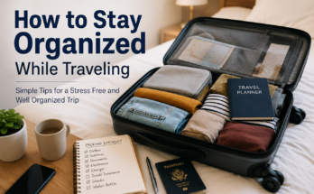 How to Stay Organized While Traveling