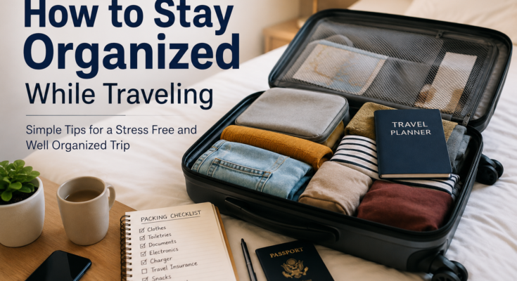 How to Stay Organized While Traveling