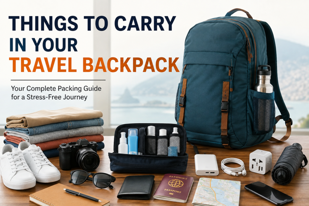 Things to Carry in Your Travel Backpack
