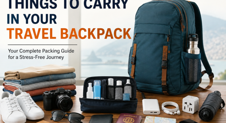 Things to Carry in Your Travel Backpack