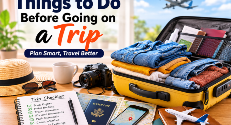 Things to Do Before Going on a Trip