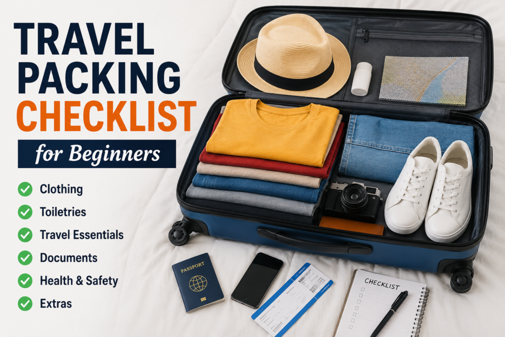 Travel Packing Checklist for Beginners