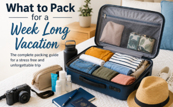 What to Pack for a Week Long Vacation